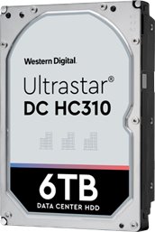 Western Digital Ultrastar DC HC310 3.5in 26.1MM 6000GB 256MB 7200RPM SATA ULTRA 512E SE