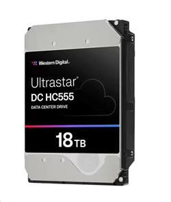 Western Digital Ultrastar DC HC555 3.5in 26.1MM 18000GB 512MB 7200RPM SAS ULTRA 512E SE P3
