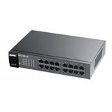 Zyxel GS1100-16EPS Slimline PoE+ 135W 16 port Gigabit - DIP selector Unmanaged Switch