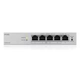 Zyxel GS1200-5HP v3, 5 Port Gigabit PoE+ webmanaged Desktop Switch, 4x PoE, 68 Watt