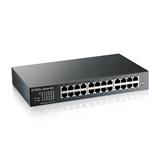 ZyXEL GS1915-24E, 24-port GbE Smart hybrid mode Switch, standalone or NebulaFlex Cloud, rackmount, fanless