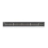 Zyxel GS1920-48v2, 48 Port Smart Managed Switch 48x Gigabit Copper and 4x Gigabit dual pers., hybrid mode, standalone or